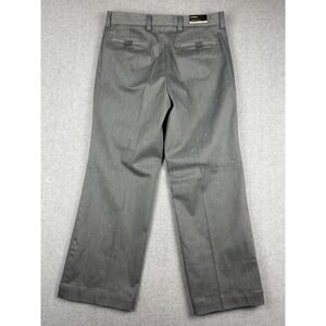 Express Dress Pants Mens 33x30 Gray Trademark Low Rise Boot Cut Stretch NWT